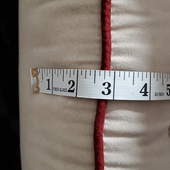 2 - MADISON PARK Jackson Blocks Faux Suede Accent Throw Pillows-Embroidered-EUC - Picture 9 of 16